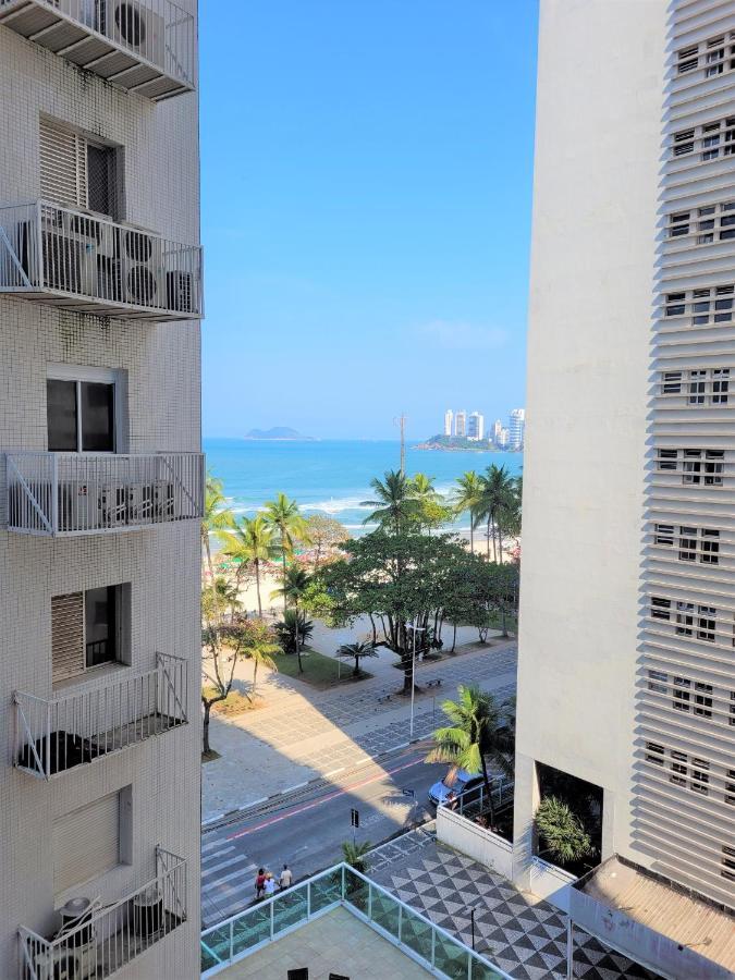 Vista Da Praia! Melhor Local Da Cidade! Apartment Guaruja Bagian luar foto